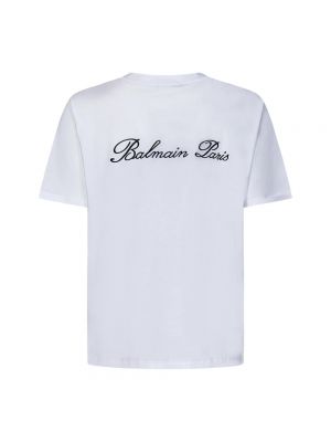 Camisa con bordado Balmain blanco