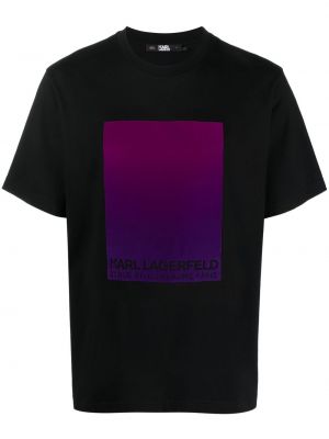 T-shirt Karl Lagerfeld svart