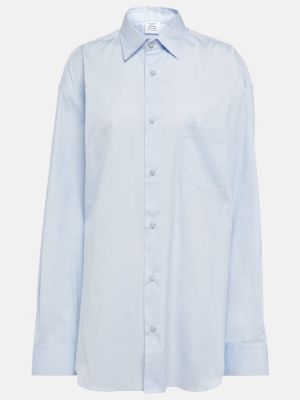 Oversize риза Vetements синьо