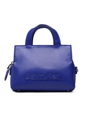 Nakupovalna torba Calvin Klein modra