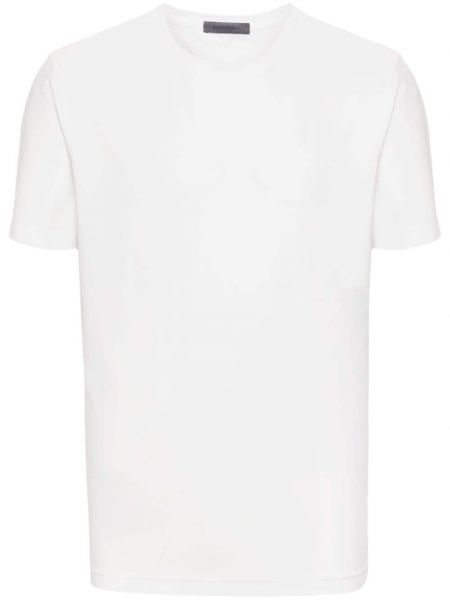 T-shirt brodé Corneliani blanc