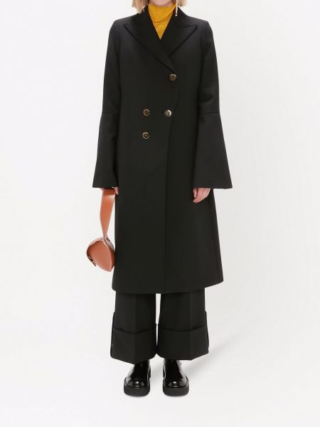 Asymetrický kabát Jw Anderson černý