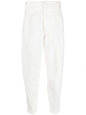 Pantalon taille haute slim à imprimé Polo Ralph Lauren gris