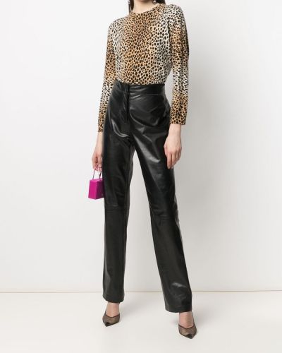 Jersey con estampado leopardo de tela jersey Dolce & Gabbana Pre-owned