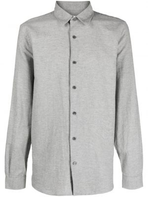 Chemise en coton avec manches longues Closed gris