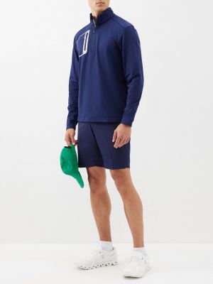 Спортивные тканевые шорты Polo Ralph Lauren синие