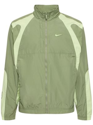 Pletena jakna Nike zelena