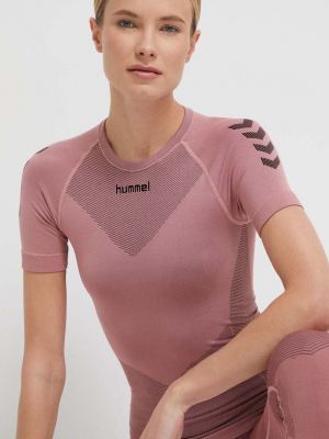 Majica kratki rukavi Hummel ružičasta