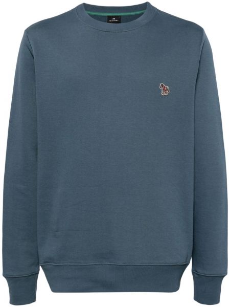 Sweatshirt mit stickerei Ps Paul Smith blau