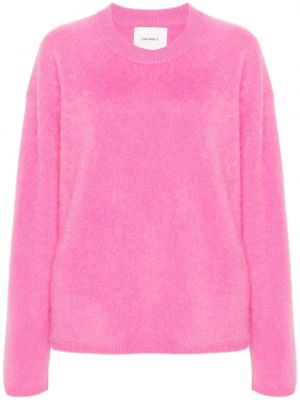 Кашмирен пуловер Lisa Yang розово