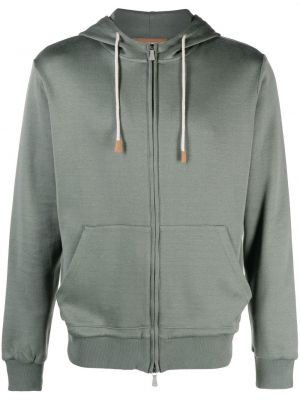 Hoodie Eleventy grön