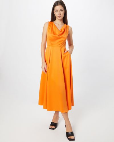 Μίντι φόρεμα Closet London πορτοκαλί