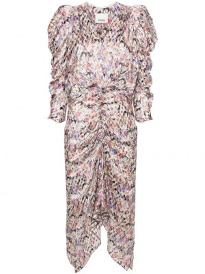 Mini obleka iz pliša Isabel Marant