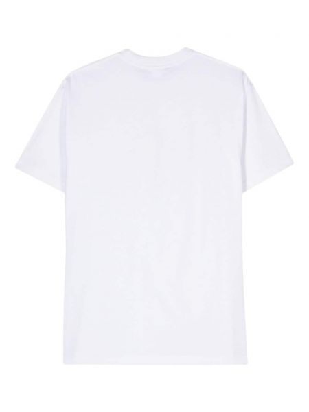 T-shirt en coton à imprimé Huf blanc