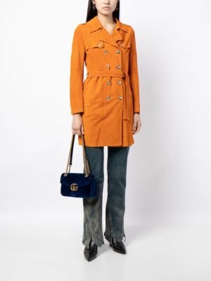 Trench Gucci Pre-owned orange