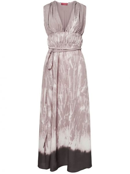 Μίντι φόρεμα με σχέδιο με βαφή γραβάτας Altuzarra μωβ