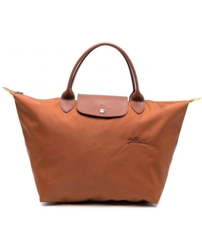 Τσάντα shopper Longchamp καφέ