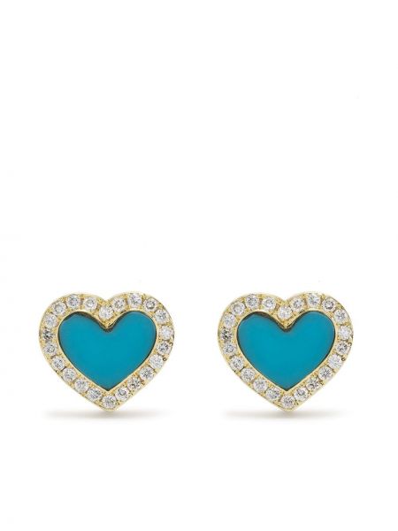 Σκουλαρίκια με καρφιά με μοτίβο καρδιά Jennifer Meyer