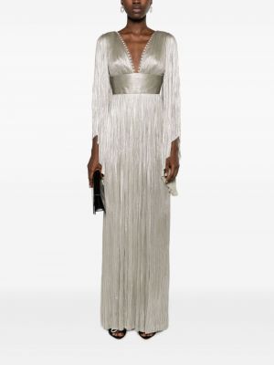 Sukienka długa plisowana Maria Lucia Hohan szara
