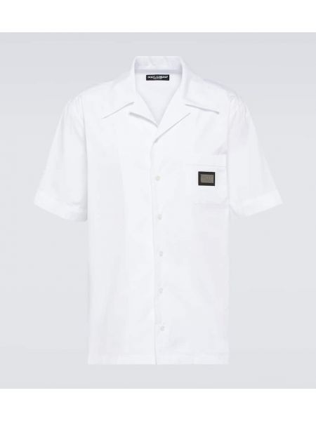 Camisa de algodón Dolce&gabbana blanco