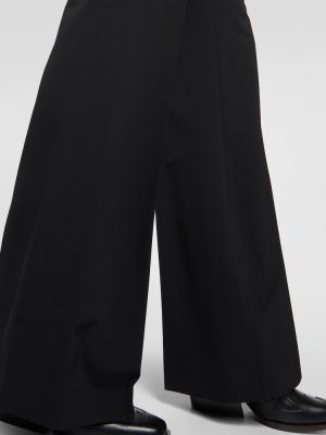 Vlněné kalhoty Stella Mccartney černé