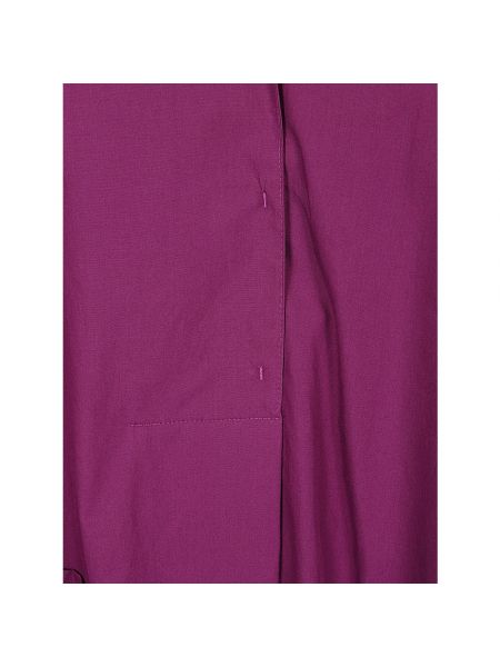 Vestido de algodón Max Mara Weekend violeta