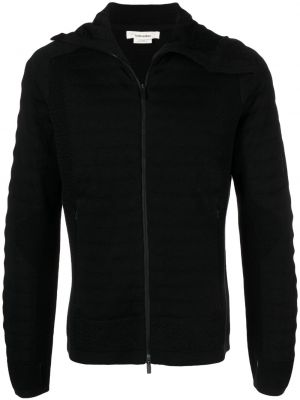 Smučarska jakna s kapuco Icebreaker črna