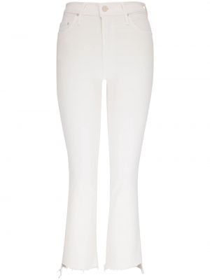 Relaxed fit flare jeans med hög midja Mother vit