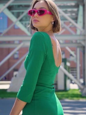 Puzdrové šaty Fasardi zelená