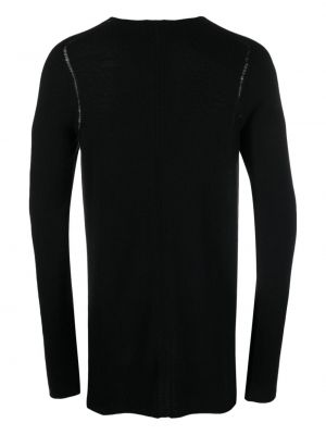 Kašmírový svetr s oděrkami Isaac Sellam Experience černý