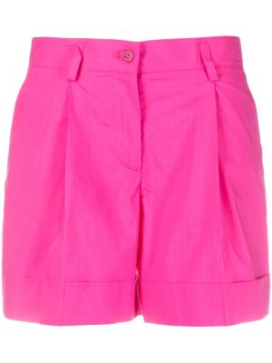 Pantaloni scurți cu nasturi plisate P.a.r.o.s.h. roz