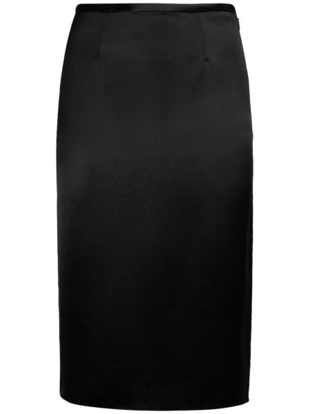 Hodvábna puzdrová sukňa Saint Laurent