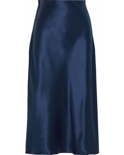 Шелковая юбка миди Iris & Ink
