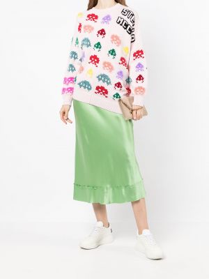 Sweter asymetryczny Stella Mccartney różowy