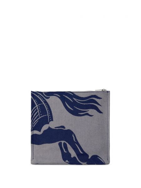 Clutch somiņa ar apdruku Burberry zils