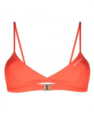 Bikini cu imagine Sporty & Rich portocaliu