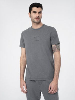 Priliehavé tričko 4f sivá