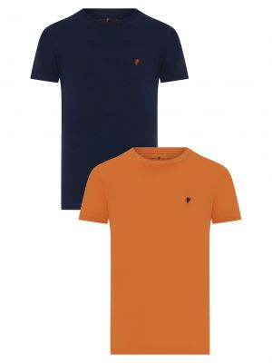 Tricou Denim Culture portocaliu