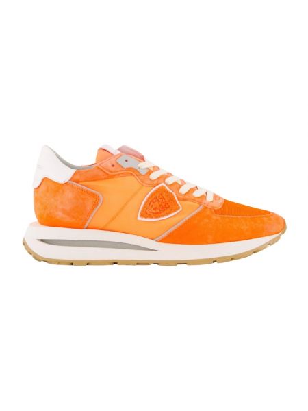 Sneakersy Philippe Model pomarańczowe