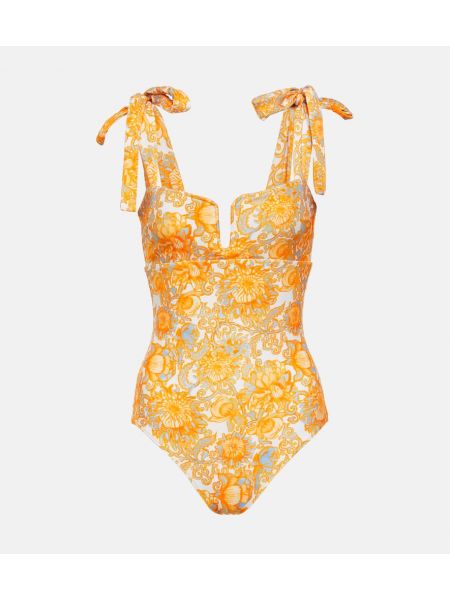 Costum de baie cu model floral La Doublej