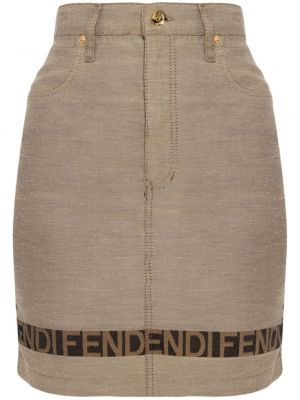Mini sukně Fendi Pre-owned