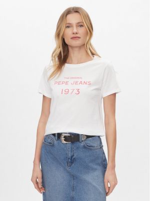 Marškinėliai Pepe Jeans balta