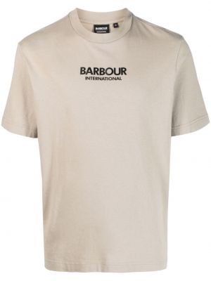 Памучна тениска с принт Barbour