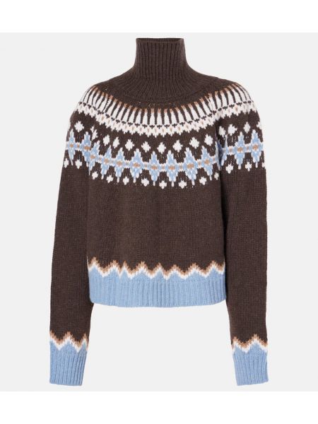 Ull brodert turtleneck Alanui