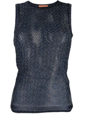 Tank top Missoni blå