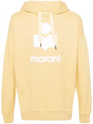 Bluza z kapturem Marant żółta
