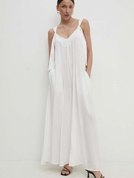 Sukienka długa Answear Lab biała