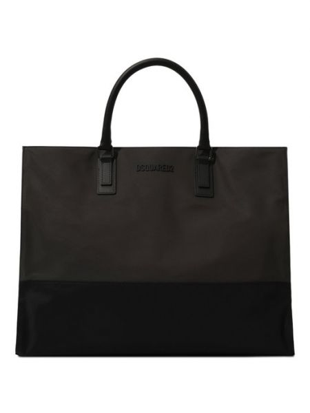 Зеленая сумка шоппер Dsquared2