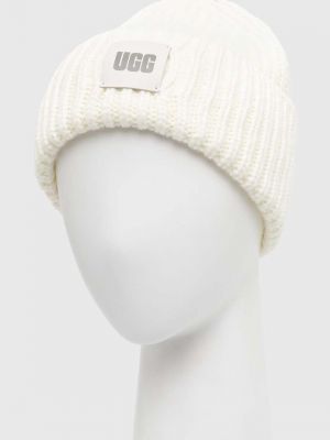 Dzianinowa czapka Ugg biała