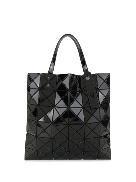 Shopper à imprimé à motif géométrique Bao Bao Issey Miyake noir
